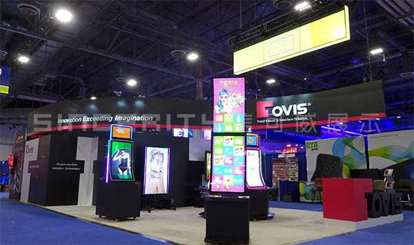 信可威國外展臺設計搭建現場圖 信可威國外展臺設計搭建現場圖