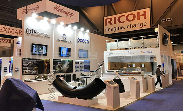 信可威國外展臺設計現場圖 信可威國外展臺設計現場圖