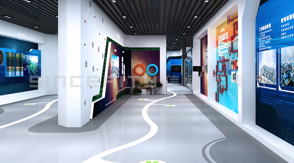 瀚藍環(huán)境環(huán)保企業(yè)展廳設計