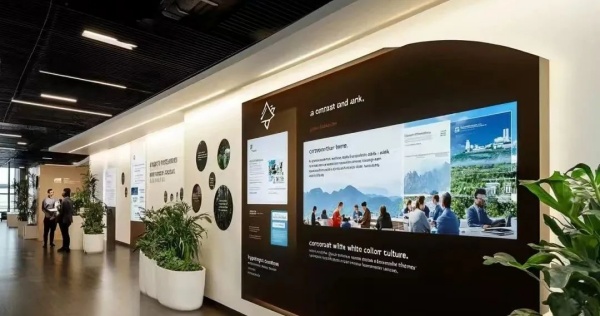 形象墻成為傳遞企業魅力的超級媒介！