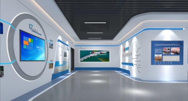 這些企業(yè)展廳把科技感玩明白了