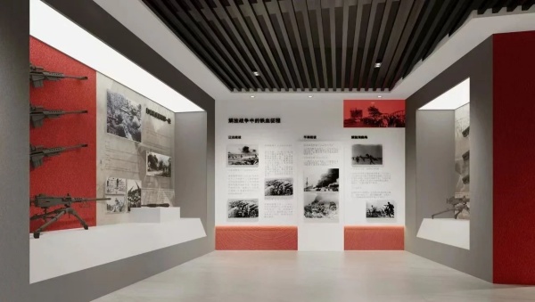紅色主題展廳設計