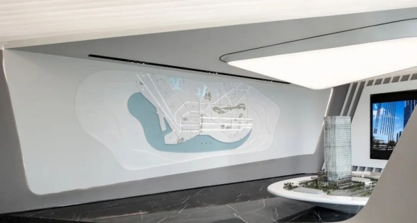 萬科濱海云中心辦公展廳設計