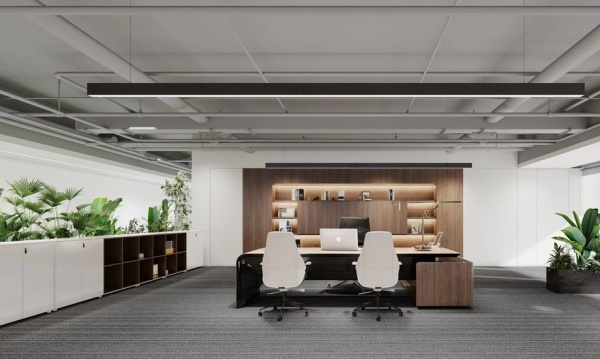 安得智聯辦公樓中庭展廳設計