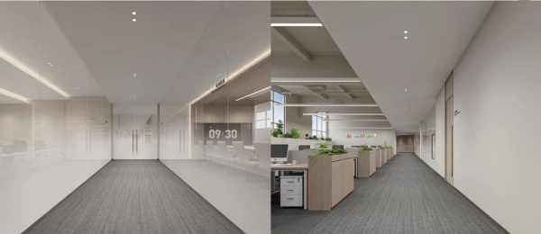 現(xiàn)代智能展廳辦公室案例