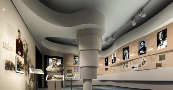 膠東百年名人展陳列設計