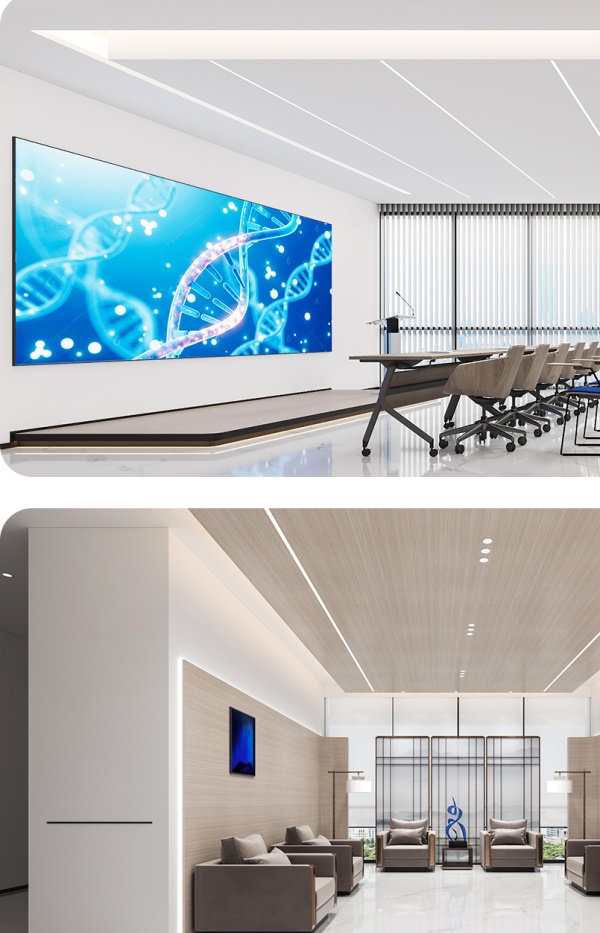 青藍集創醫療設備展廳設計