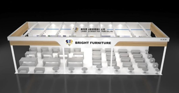 展廳設計以簡約為筆，勾勒家具品牌的專業與質感