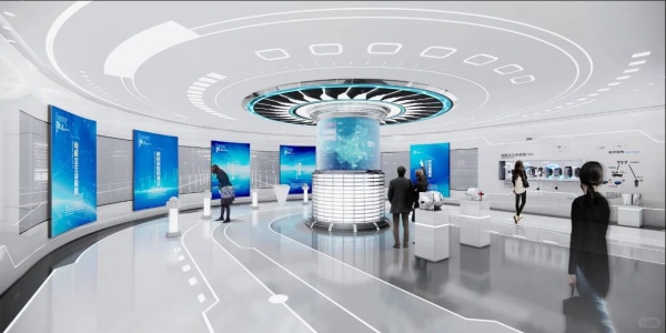 開放式·數(shù)字經(jīng)濟(jì)科技展館展廳設(shè)計(jì)分享