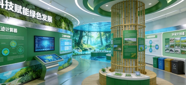 科技環保展廳的創新表達與理念傳遞