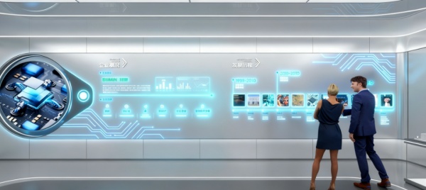 電子企業(yè)展廳的科技敘事與品牌賦能